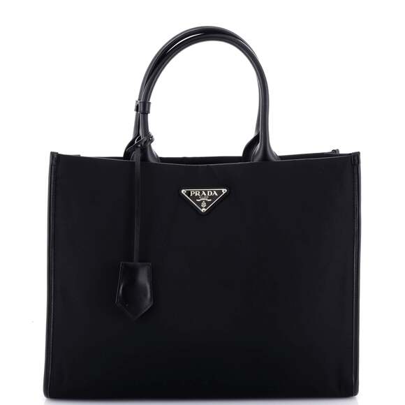 Prada Padded Open Shopper Tote Tessuto #183924P15B - Picture 1 of 7